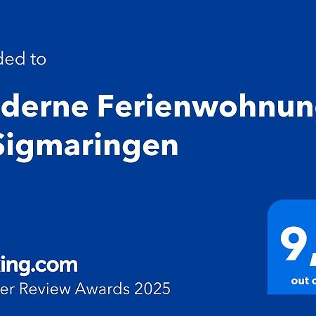 Moderne Ferienwohnung In Sigmaringen Exterior photo